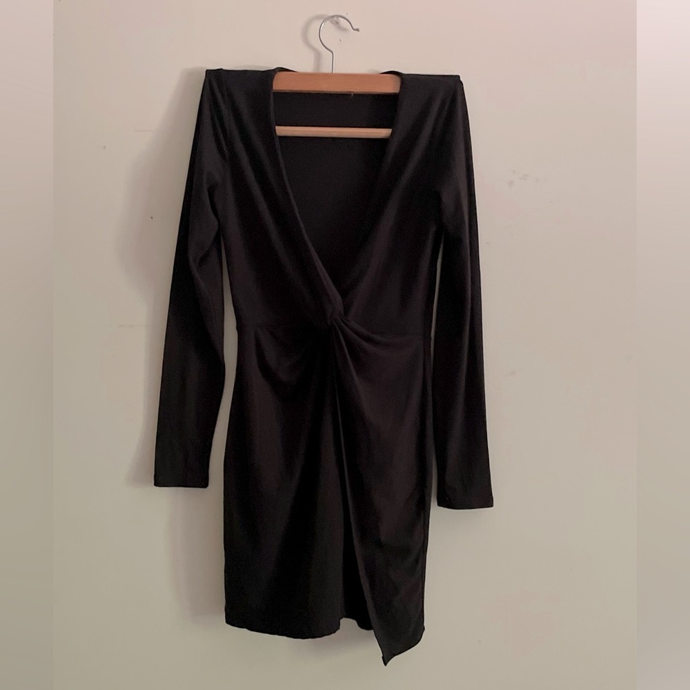 Fashion Nova Black Size XS velvet dress
